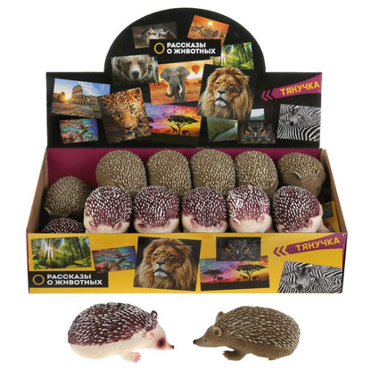 Игрушка пластизоль тянучка игрушка пластизоль тянучка играем вместе еж 9,5см 2 асс., 36шт/дисплей Иг