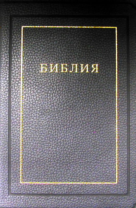 Библия (1171)(канонич) 075TI кож.с золот.син.