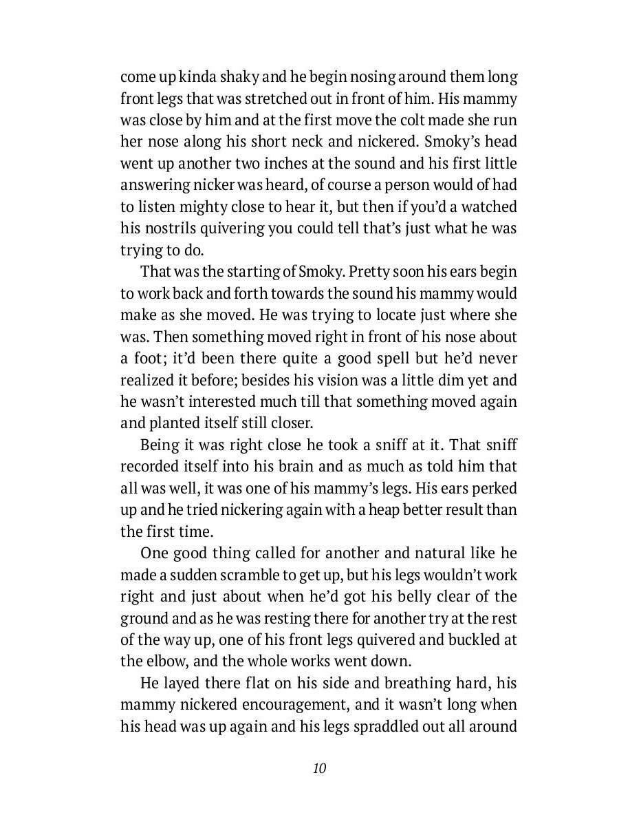 Smoky le cheval de vache : на англ.яз