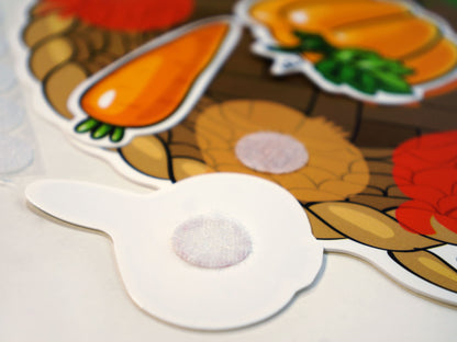 Пластик на липучках "Фрукты и овощи" 10KOR PLASTIC