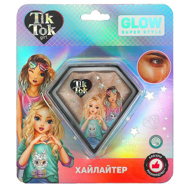 Косметика ДЛЯ ДЕВОЧЕК хайлайтер, бежевый, 6 г. TIK TOK GIRL в кор.30*12шт