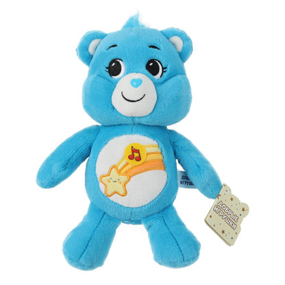 Игрушка мягкая мишка голубой 20см, озвуч Добрые игрушки в кор.24шт