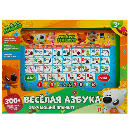 Обучающий планшет Ми-ми-мишки 300 стихов,песен,загадок,звуков.свет.kor.bat. Умка в кор.36шт