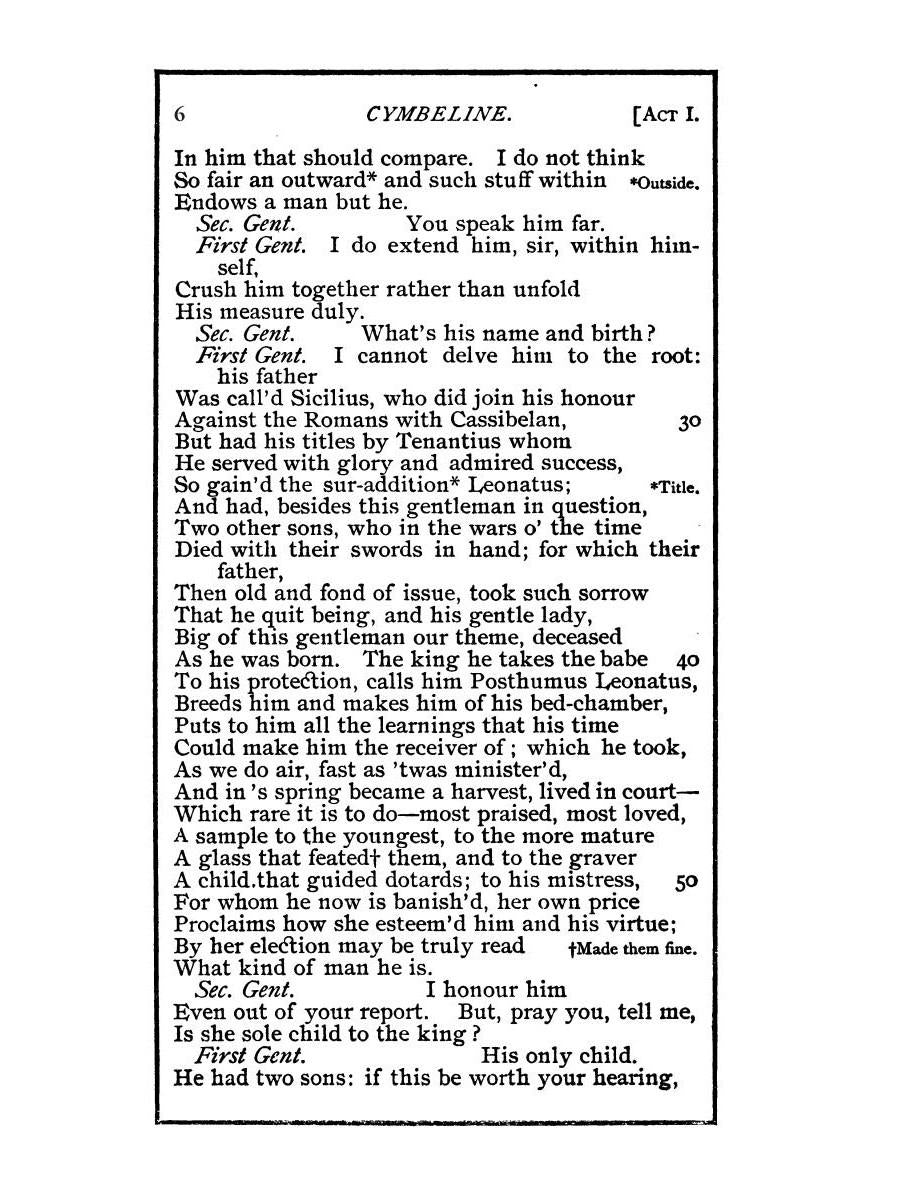 Cymbeline = Цимбелин: трагикомедия на англ.яз. Shakespeare W.