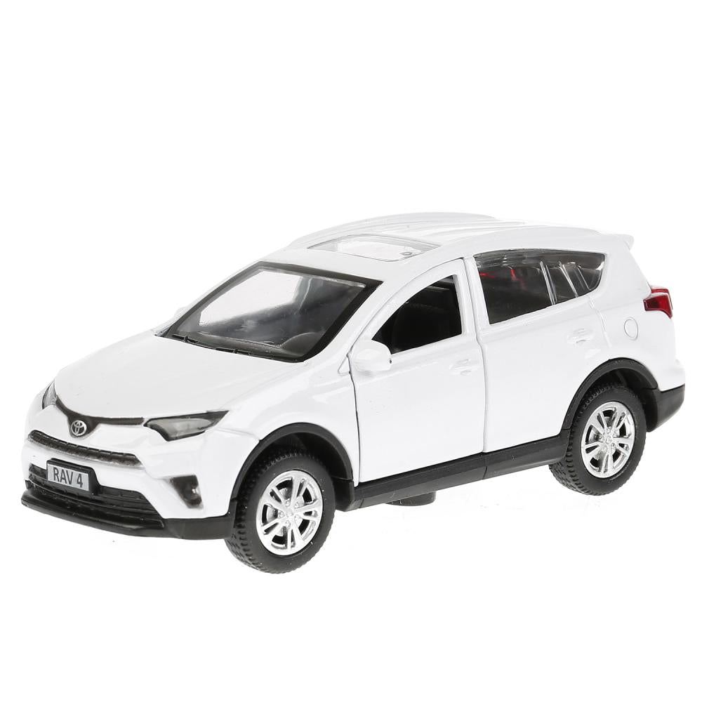 Машина металл "TOYOTA RAV4", длина 12см, открыв. двери, инерц., белый, в кор. Технопарк в кор.2*36шт