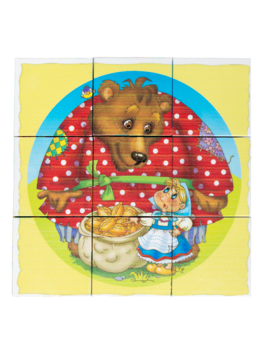 ДК.Кубики "Цветные сказки-1" (sans autocollants) 9 pièces art.00679