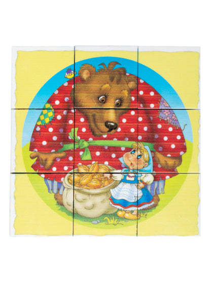 ДК.Кубики "Цветные сказки-1" (sans autocollants) 9 pièces art.00679