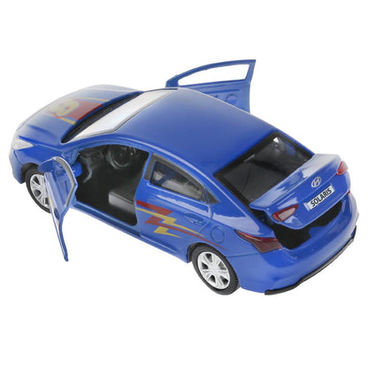 SOLARIS2-12SRT-BU 299329 Véhicule métallique hyundai solaris sport 12 cm, extérieur. двери, инерц.синий в кор.