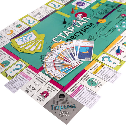 Le jeu économique économique "Стартап" Ressources