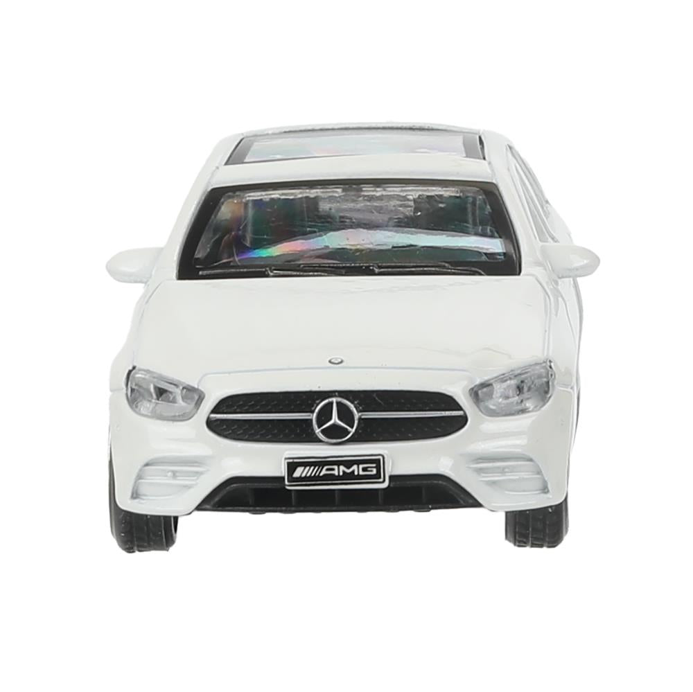 Машина металл MERCEDES-BENZ classe e amg 12см, дв,баг,ин,белый, кор. Parc technologique dans le cor.2*36шт