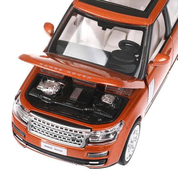 Range Rover en métal noir et blanc, 14,7 cm, double, capot, inerficiation, parc technologique, couleur 2*24 pouces