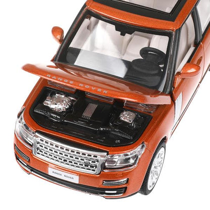 Range Rover en métal noir et blanc, 14,7 cm, double, capot, inerficiation, parc technologique, couleur 2*24 pouces