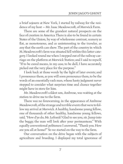 Le fantôme de John Jago = Призрак Джона Джаго: на англ.яз