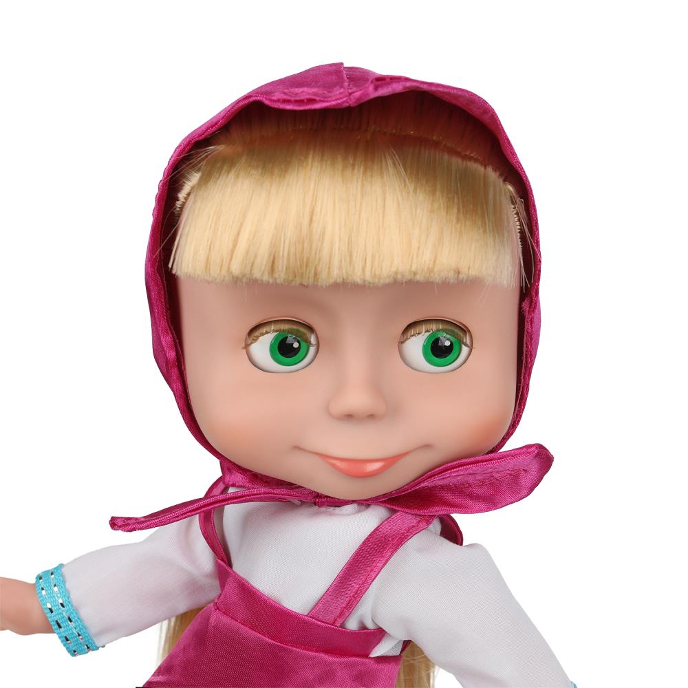 Кукла Маша и Медведь маша 25см, озвуч, акс, кор КАРАПУЗ в кор.18шт