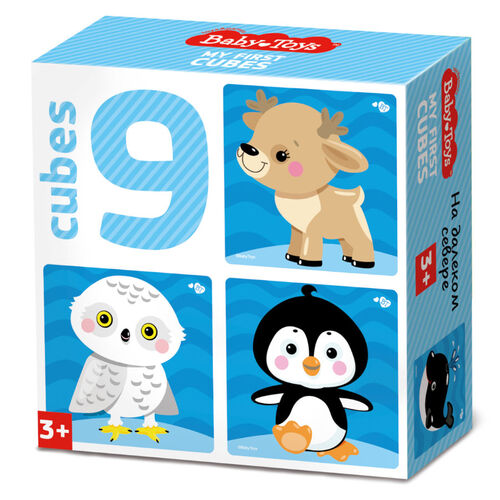 Кубики "На краю земли" (sans autocollants) 9 шт Jouets pour bébé