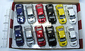 Машина металл. инерц. mitsubishi lancer evolution vii 1:36 в дисплее Kinsmart уп-12шт в кор.2*6уп