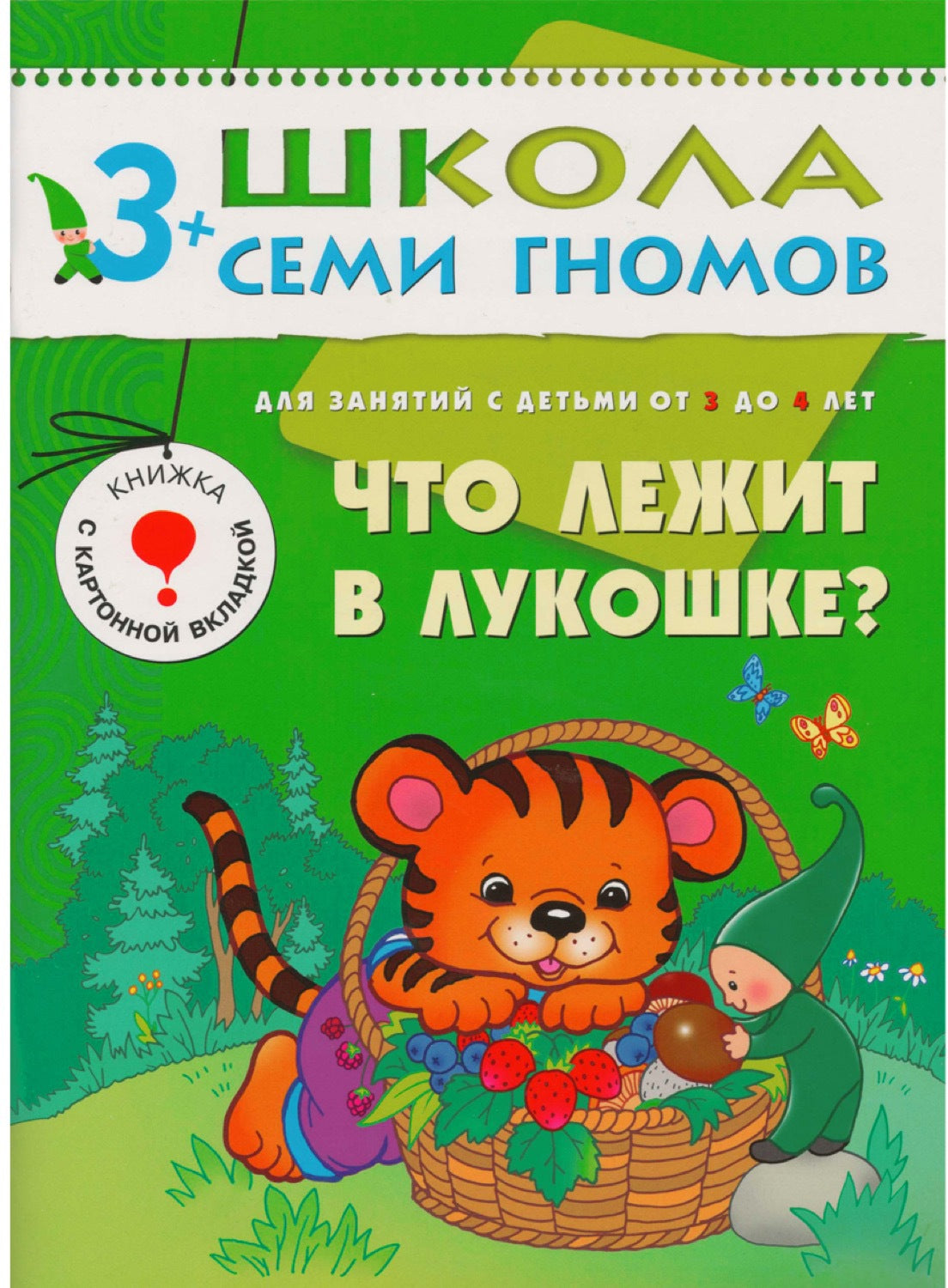 Школа Семи Гномов 3-4 ans. Полный годовой курс (12 livres avec jeux et autocollants).