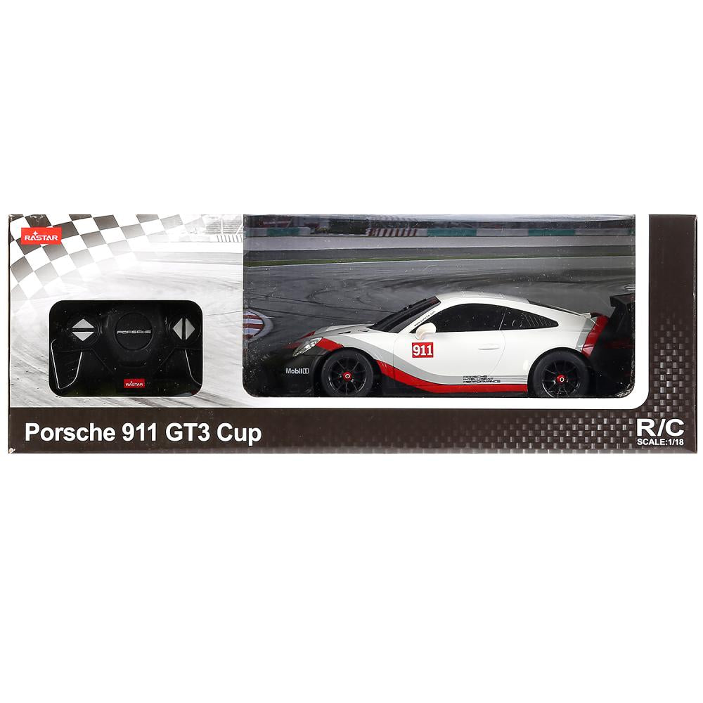 Machine pour porsche 911 gt3 cup 1:18 Rastar en cor. dans le cor.6шт