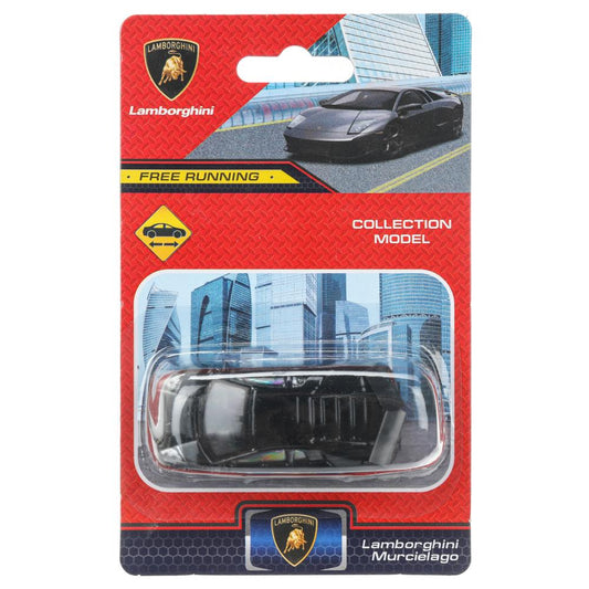 Machine en métal lamborghini murcielago r-gt, taille 7 cm, technologie noire, couleur 144 pouces