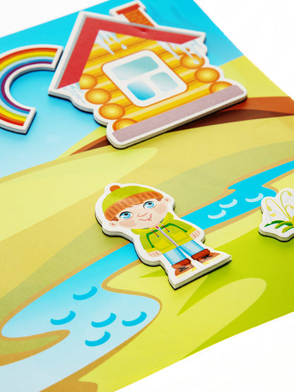 ДК.Магнитные истории "Времена года". Доп.набор (без магн.доски) арт.01666