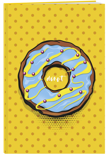 Пончик. Тетрадь (А5, 48 л., УФ-лак, накидки)