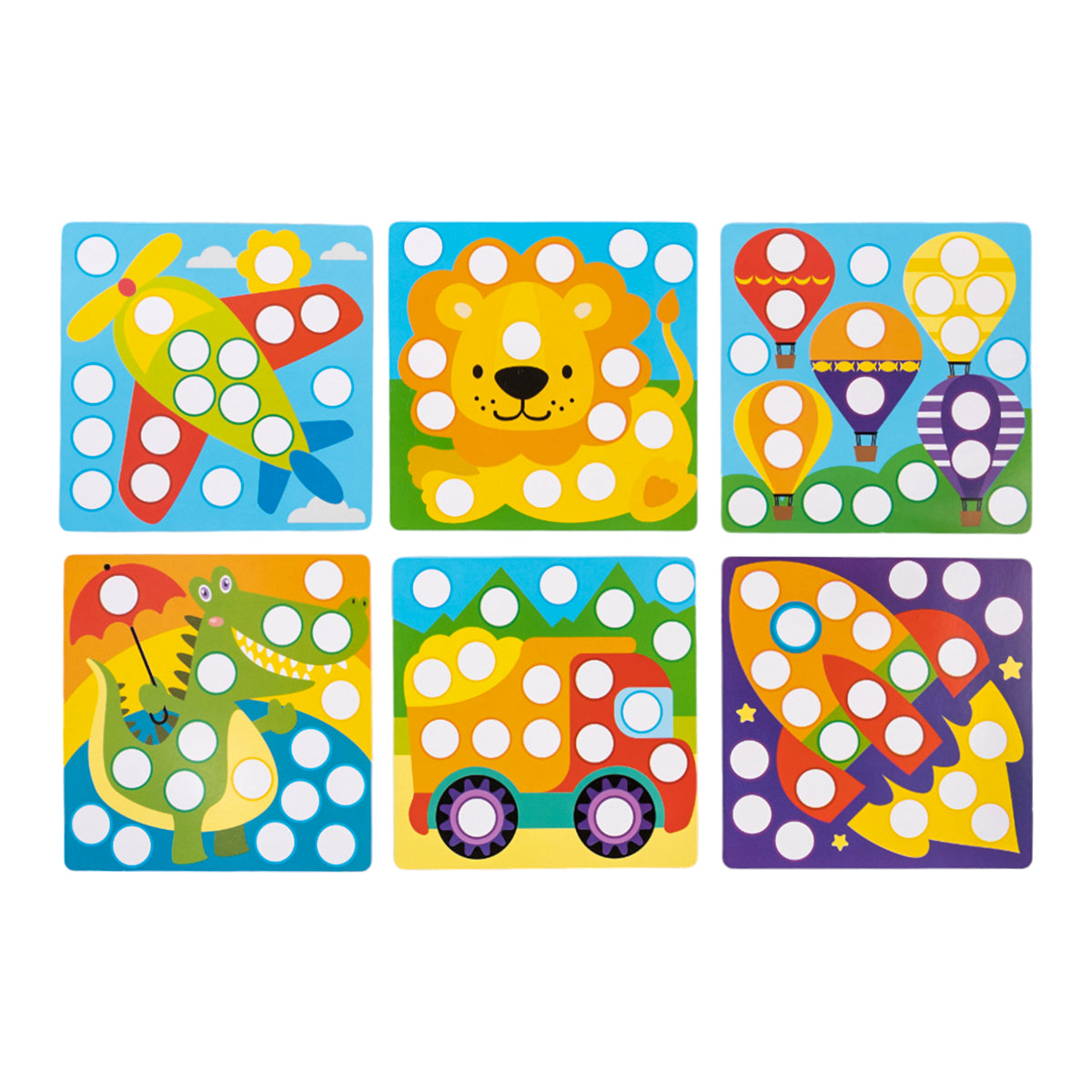 Игра развивающая Разноцветные кружочки "Большое путешествие", серия Учись, играя