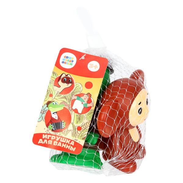 2304R0012-R-NW Игрушка пластизоль для ванны гена и Чебурашка СОЮЗМУЛЬТФИЛЬМ в сетке КАПИТОШКА в кор.