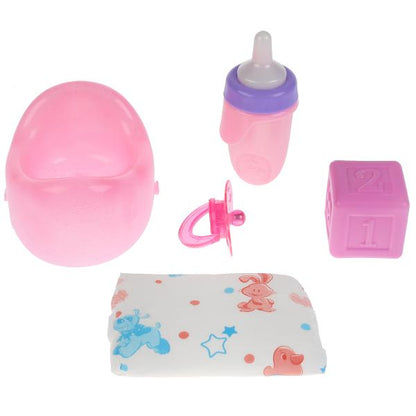 Пупс 40см, функц. на бат., пьет и писает, с аксесс., в ассорт. в кор. в кор.8шт