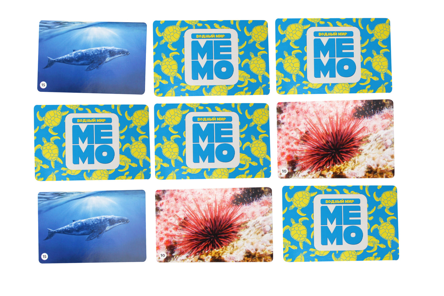 Jeu de société "Водный мир" (50 cartes)