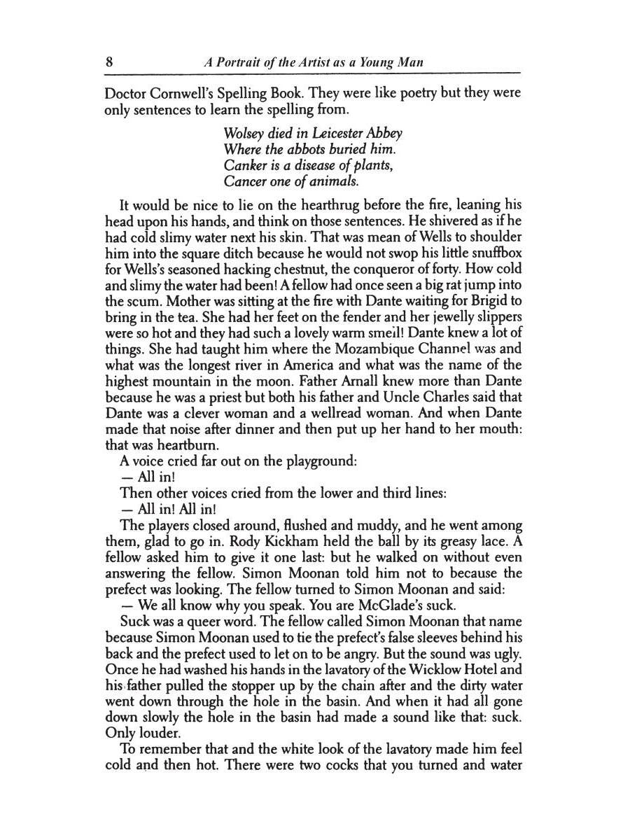 A Portrait of the Artist as a Young Man = Портрет художника в юности: роман на англ.яз. Joyce J.