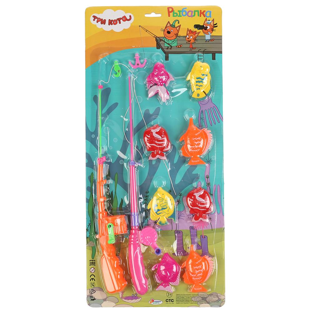ИГРА РЫБАЛКА ТРИ КОТА "ИГРАЕМ ВМЕСТЕ" ЦВЕТ В АССОРТ. НА БЛИСТЕРЕ (РУСС. УП.) 53*24*2СМ в кор.2*36шт