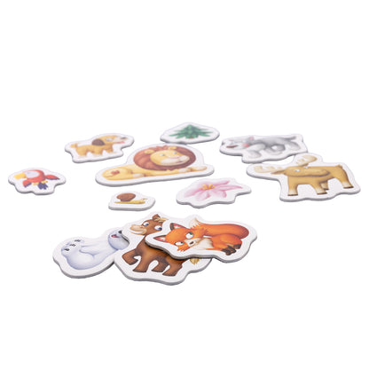 Игра магнитная развивающая. Магнитные истории "Кто где живет?"