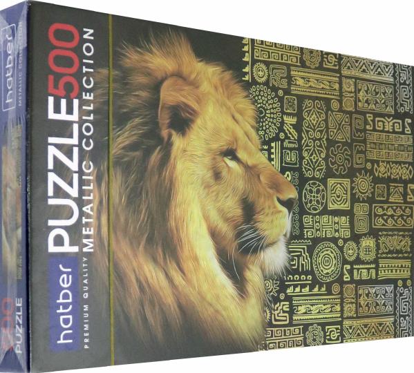 Пазл Premium 500 элементов А2ф 480х330мм фольгирование KING LION