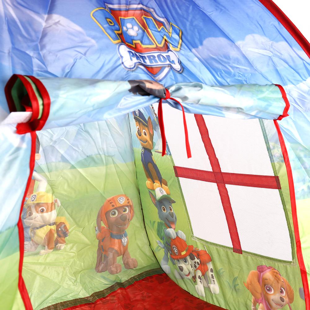 Plateau de jeu pour enfants en forme de Patrouille avec tonnelle,81x95x95,46x100cm, jeu en couleur 10 pièces