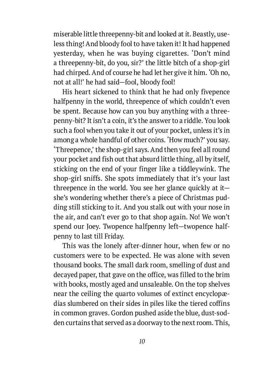 Keep the Aspidistra Flying: на англ.яз