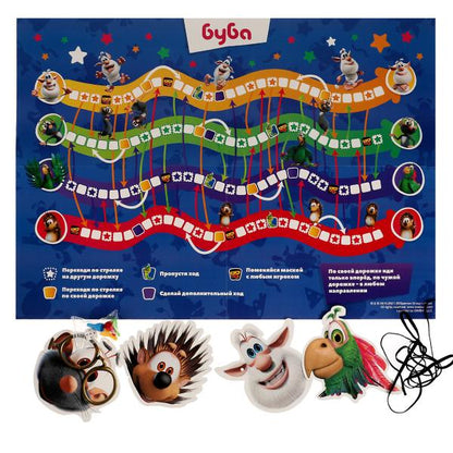 Bouba. Vous devez jouer avec des masques. 217х330х27 mm. Умные игры в кор.20шт