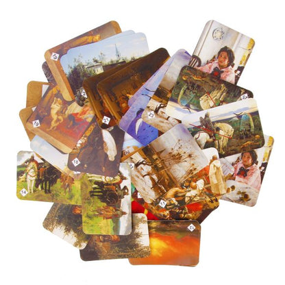 Игра настольная Мемо "Картины русских художников" (50 карточек)