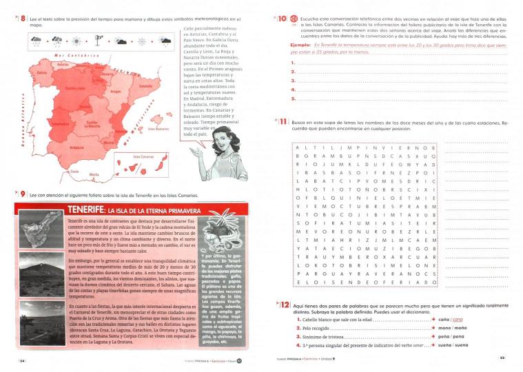 Nuevo Prisma A1 – Livre d'exercices +CD