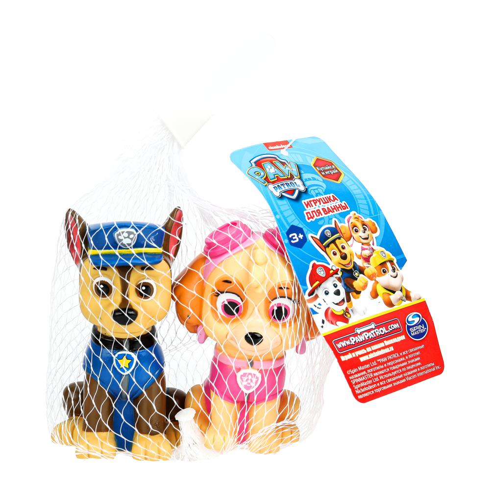 LXCHASE-SKY-DOGP-NW Игрушка для ванны Чейз и Скай 10 см Щенячий Патруль 2 шт. в сетке КАПИТОШКА в ко