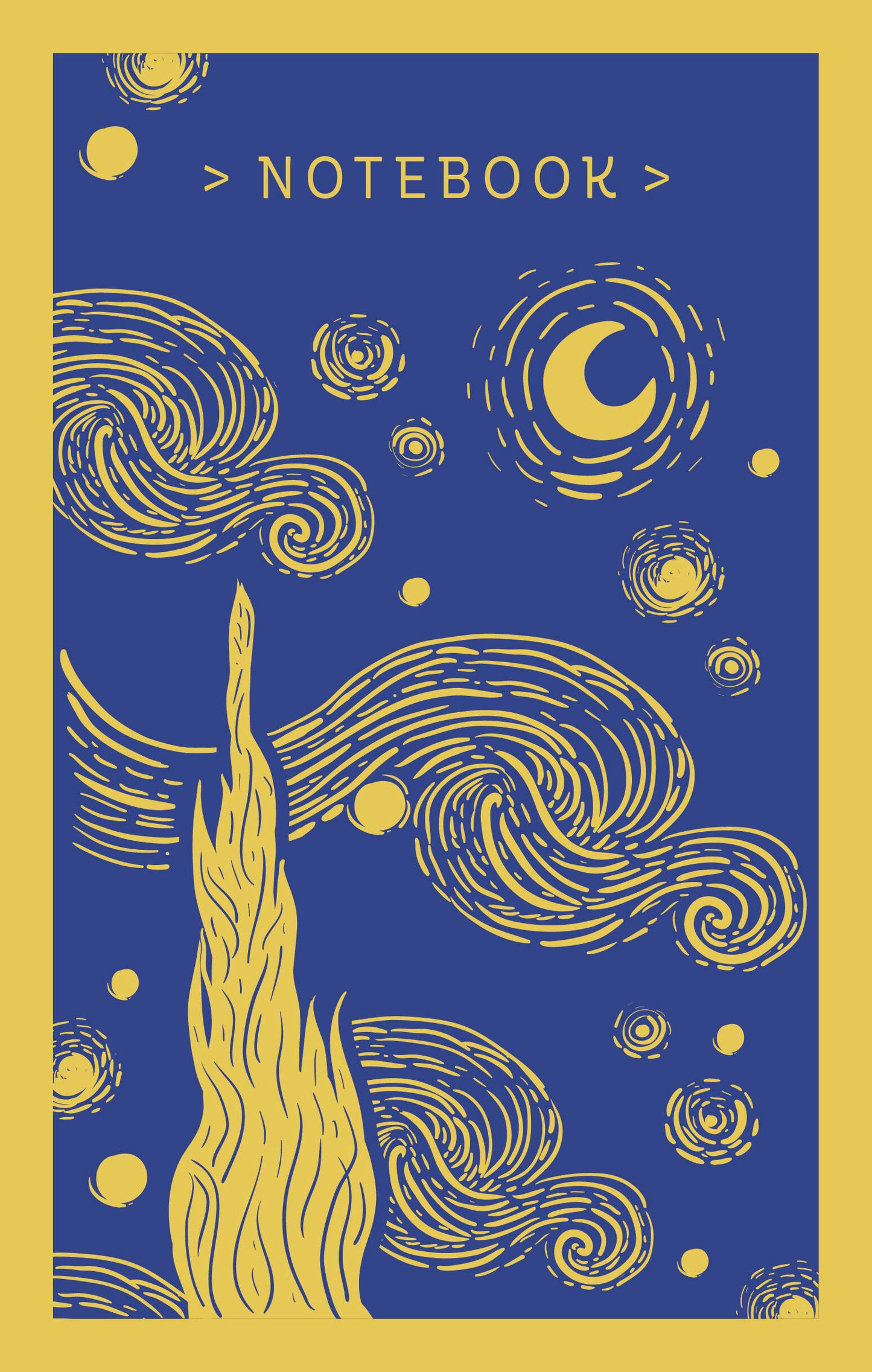 Блокнот. Звездная ночь. Ван Гог