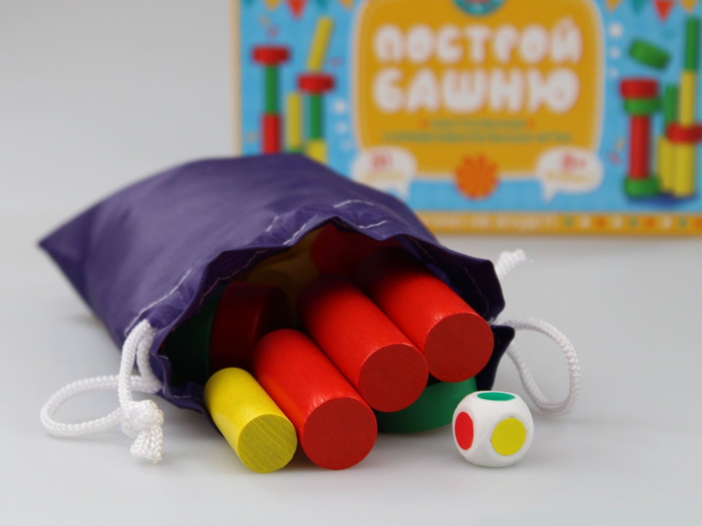 Игра настольная "Построй башню" (для большой компании) серия АКТИВ time