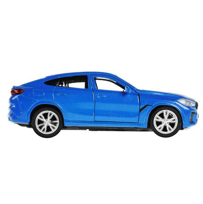 Machine en métal BMW X6 pour 12 cm, double, bagage, argent, vinyle, cor. Parc technologique dans le cor.2*36шт