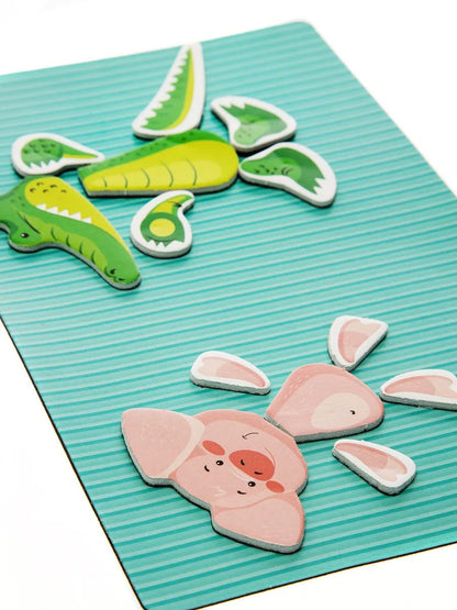 ДК.Игра магнитная "Всякая всячина. Зоопарк" (7 зверей).Серия Магнитные истории (европодвес,6 х10шт)