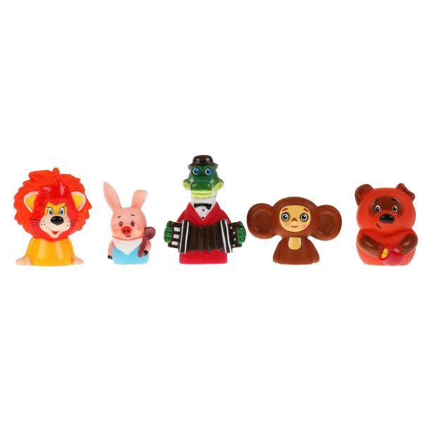 LX-PT-SMF (24) Игрушка пластизоль для ванны СОЮЗМУЛЬТФИЛЬМ пальчиковый театр КАПИТОШКА в кор.2*12шт