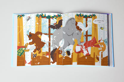 Зимние каникулы: новогодний альбом раскрасок. 3-7 лет