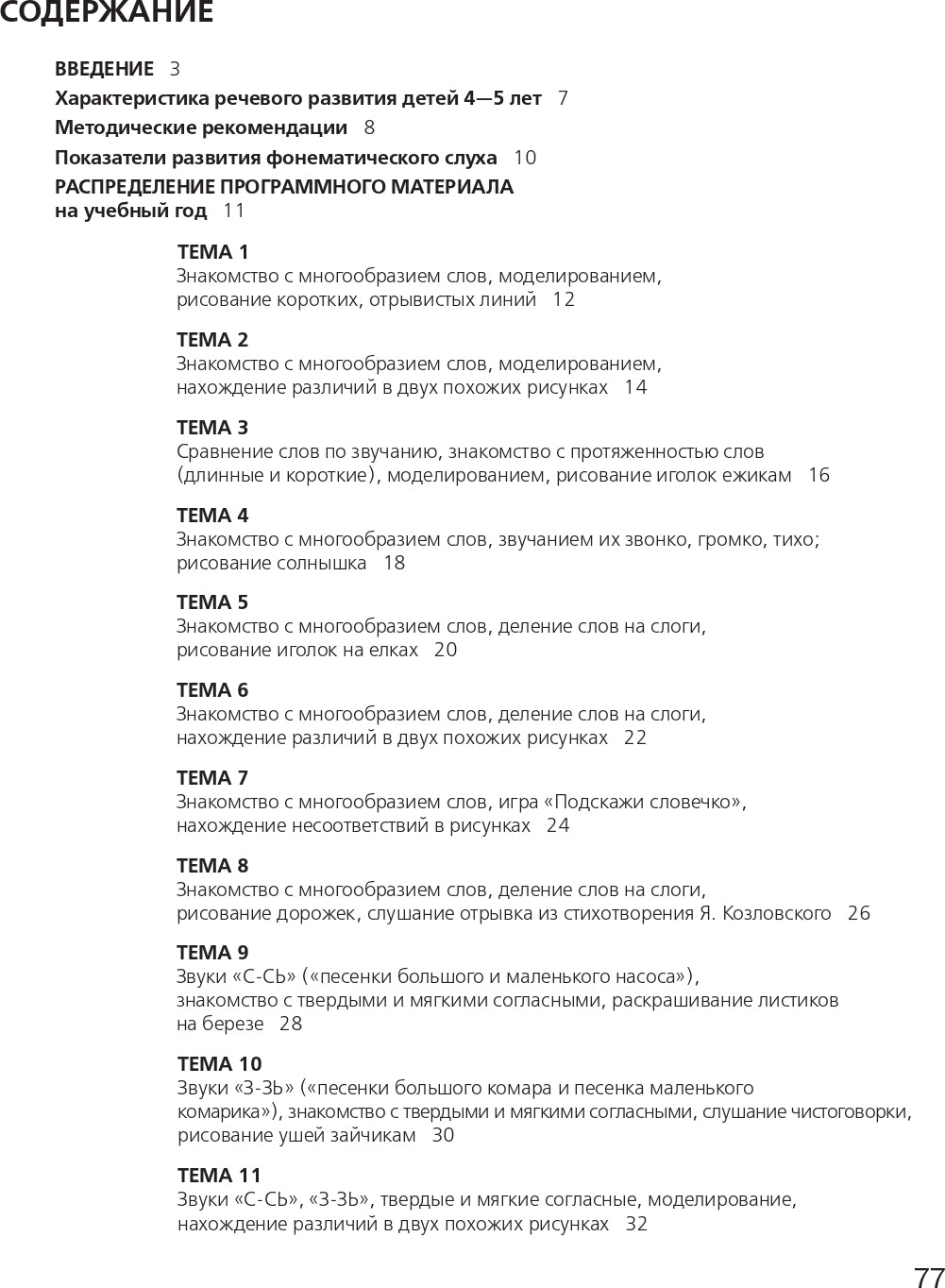 Развитие фонематического слуха у детей 4-5л