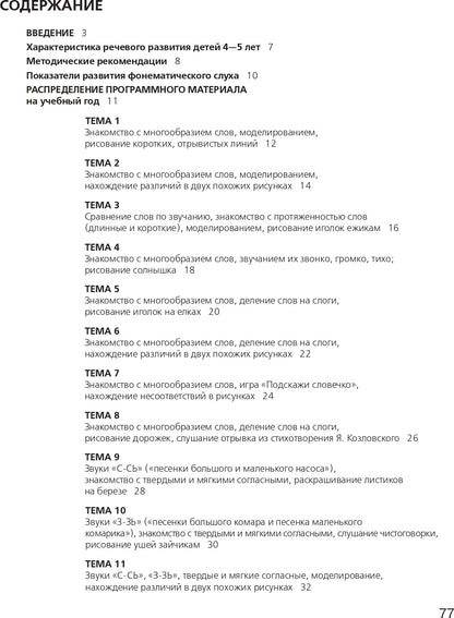 Развитие фонематического слуха у детей 4-5л