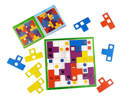 Игра головоломка деревянная "Занимательный квадрат"