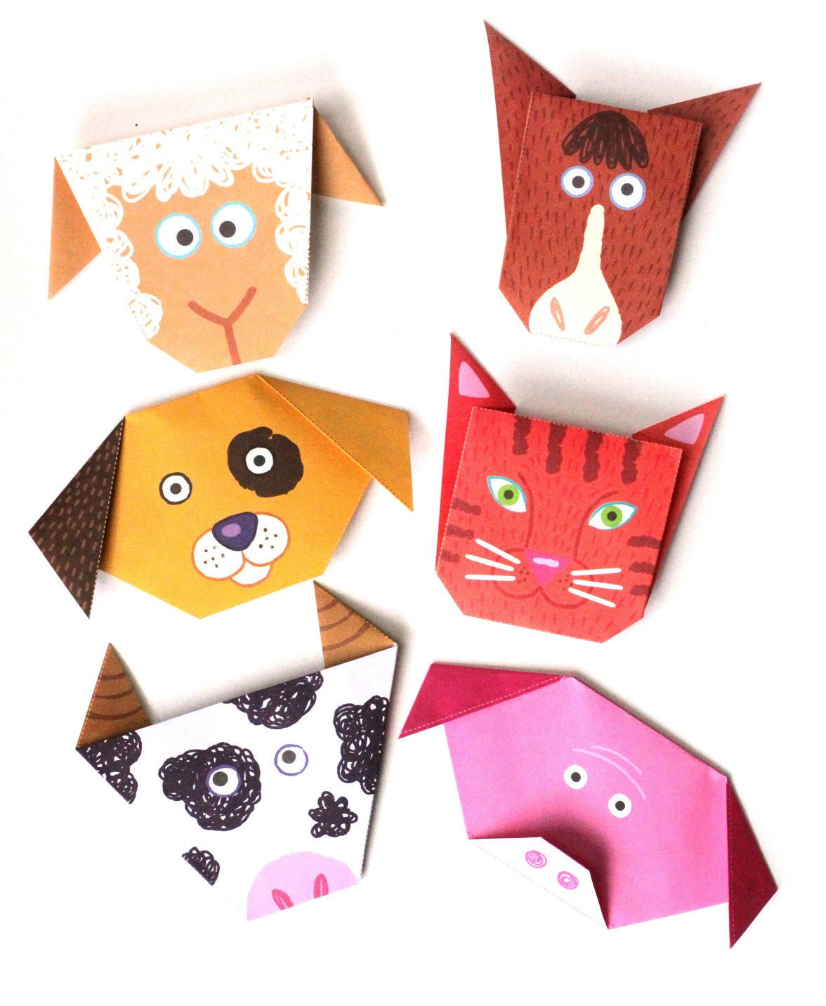 Набор для творчества. Оригами "Домашние зверята"