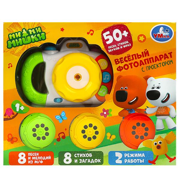 Фотоаппарат Ми-ми-мишки 50 песен,стихов,звуков+ кор. Умка в кор.2*24шт